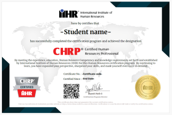 iihr-hr-training-in-bangalore-Certified Human Resources Professional (CHRP)