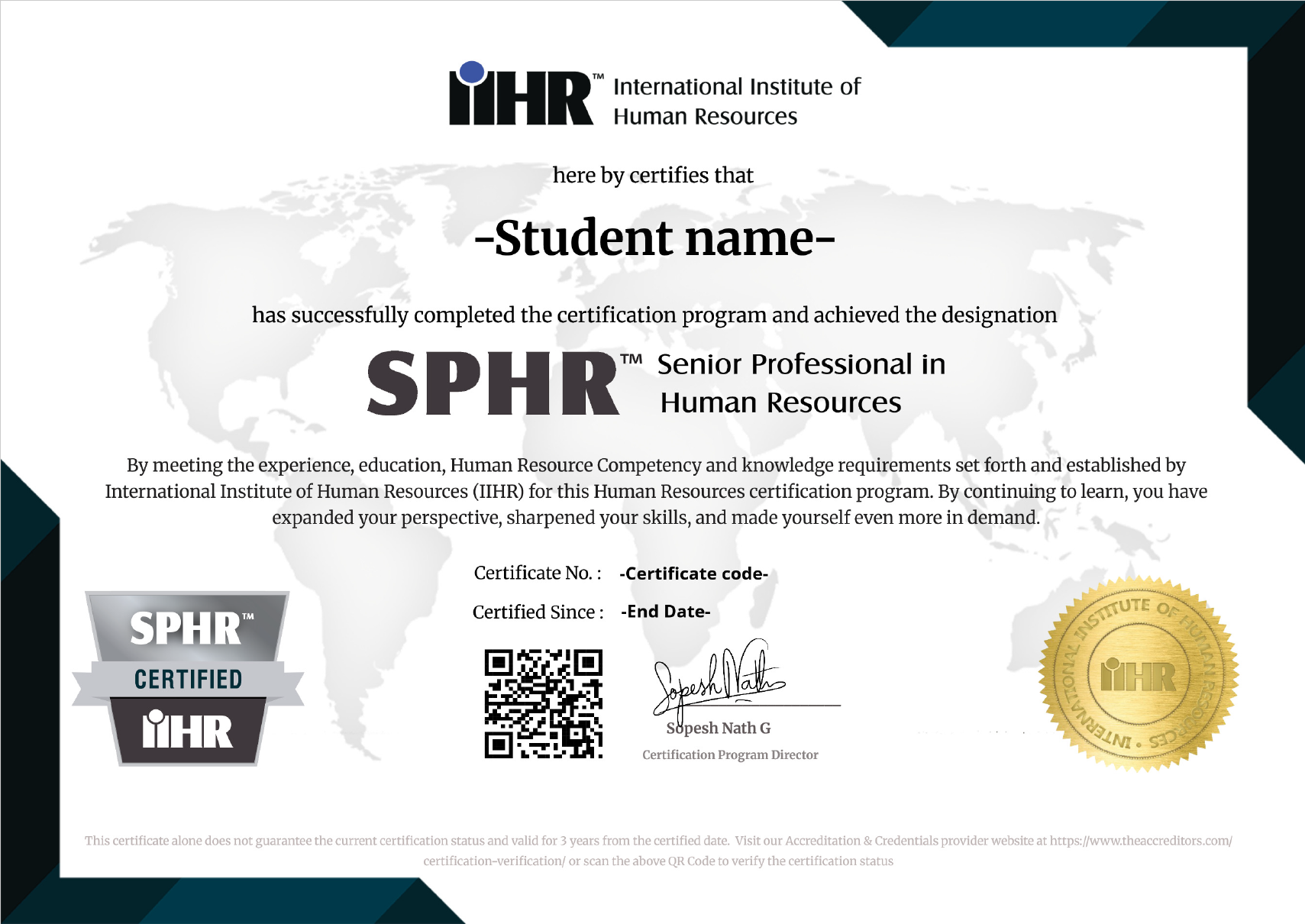 iihr-hr-training-in-bangalore-Senior Human Resources Professional (SPHR)
