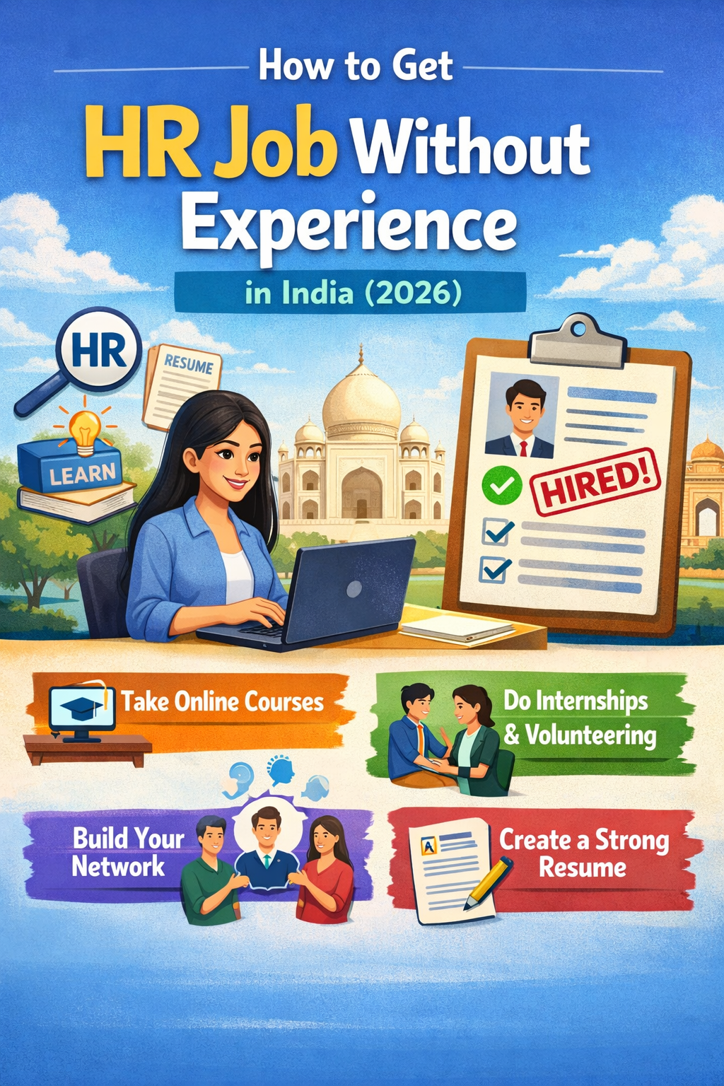 How to Get HR Job Without Experience in India